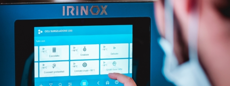 Irinox technology explaining blast chilling vs shock freezing